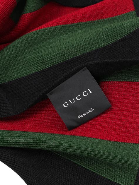 gucci web knit scarf|Gucci scarf female.